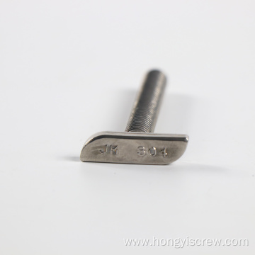 Stainless steel metric square head t slot bolts